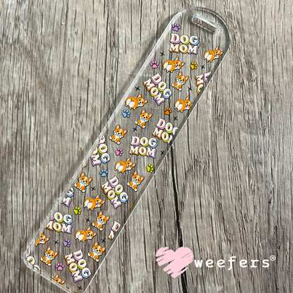 Dog Mom Corgi UV DTF Bookmark Decal