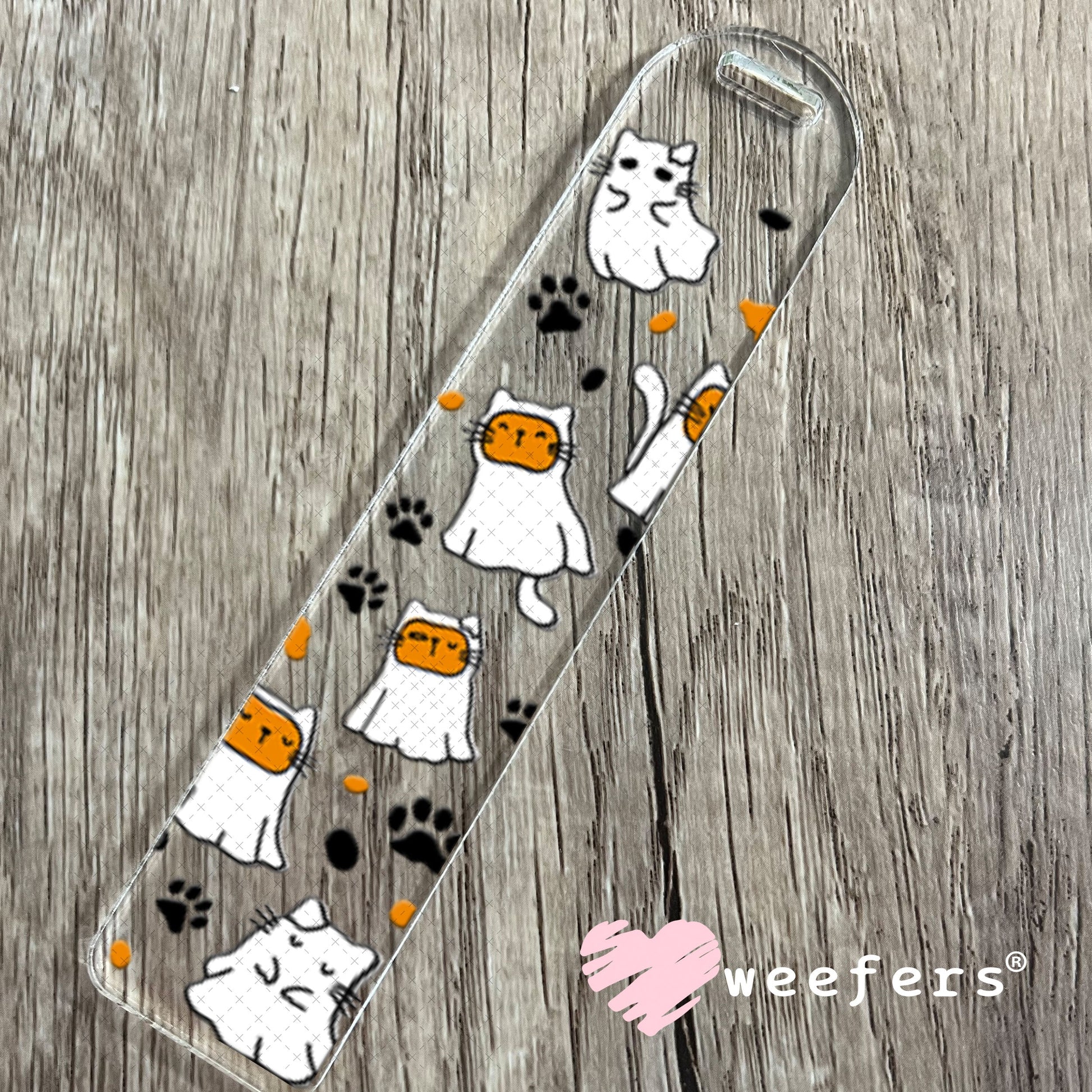 UV DTF Cup Wraps - Ghost Cats Bookmark Weefers