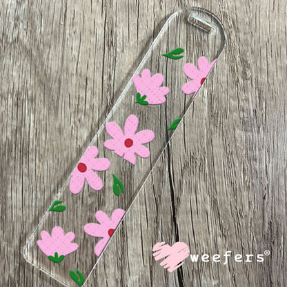 UV DTF Cup Wraps - Purple Flowers Bookmark Weefers