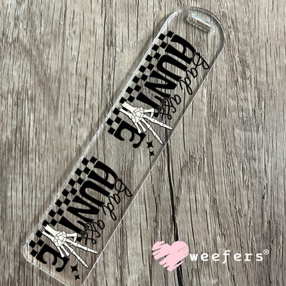 UV DTF Cup Wraps - Bad Ass Auntie Bookmark Weefers