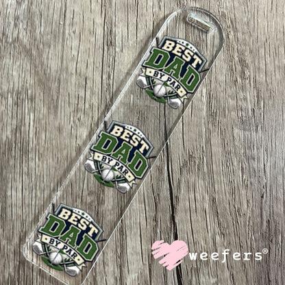 UV DTF Decal - Best Dad by Par Golf Bookmark Weefers