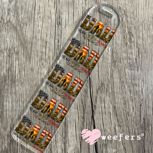 UV DTF Decal - Dad The Man The Myth The Hunter Bookmark Weefers