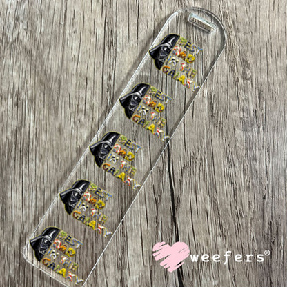 UV DTF Decal - Best Dad in the Galaxy Bookmark Weefers