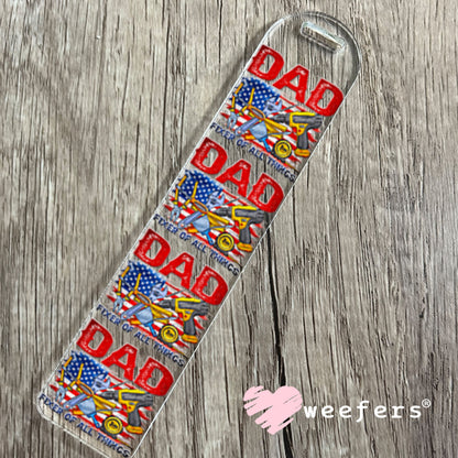 UV DTF Decal - Dad Fixer of All Things Bookmark Weefers
