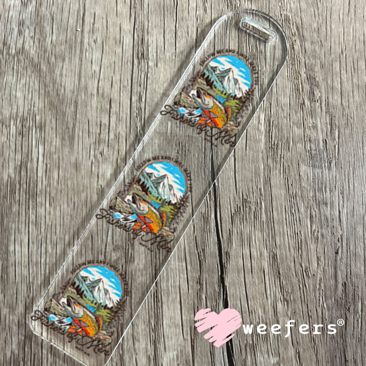 UV DTF Decal - Follow Me and I will Make you Fishers of Men Bookmark Weefers