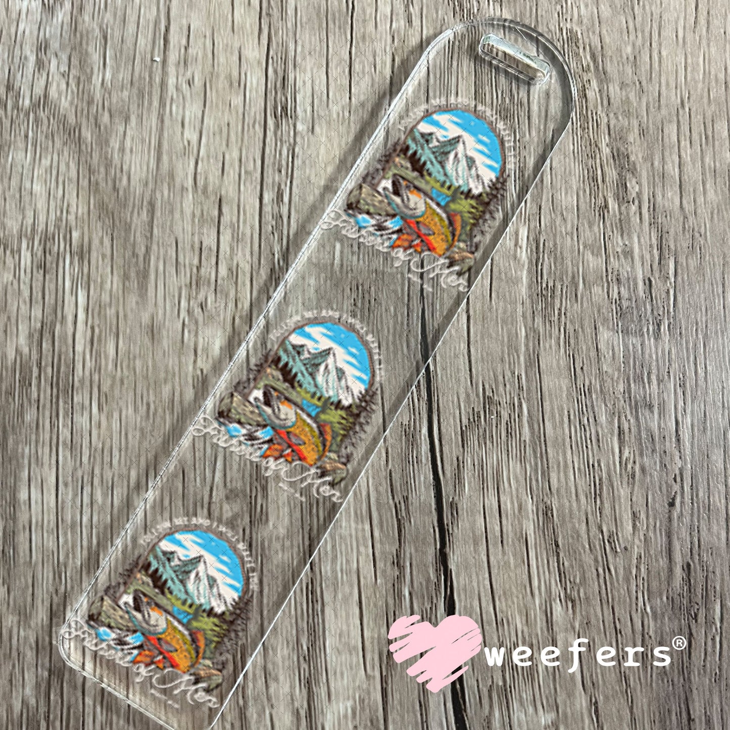 UV DTF Decal - Follow Me and I will make You Fishers of Men Cream Bookmark Weefers