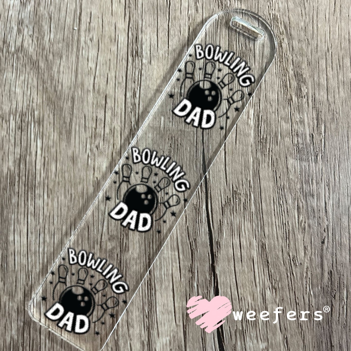 UV DTF Decal - Bowling Dad Bookmark Weefers