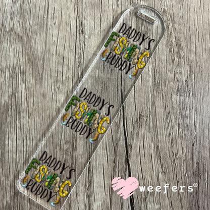 UV DTF Decal - Daddy's Fishing Buddy Bookmark Weefers