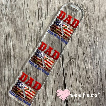 UV DTF Decal - Dad Fixer of all Things Bookmark Weefers
