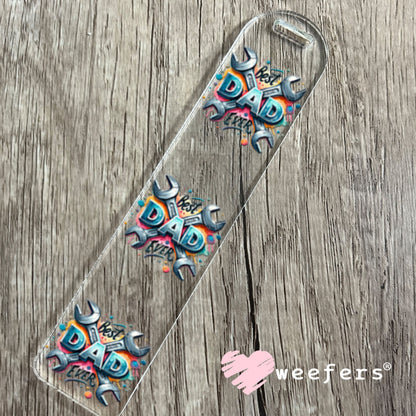 UV DTF Decal - Best Dad Ever Bookmark Weefers