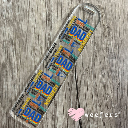UV DTF Cup Wraps - Dad Quotes Bookmark Weefers