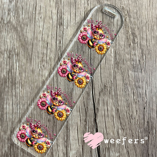 UV DTF Decal - Bee Fabulous Sunflowers Bookmark Weefers