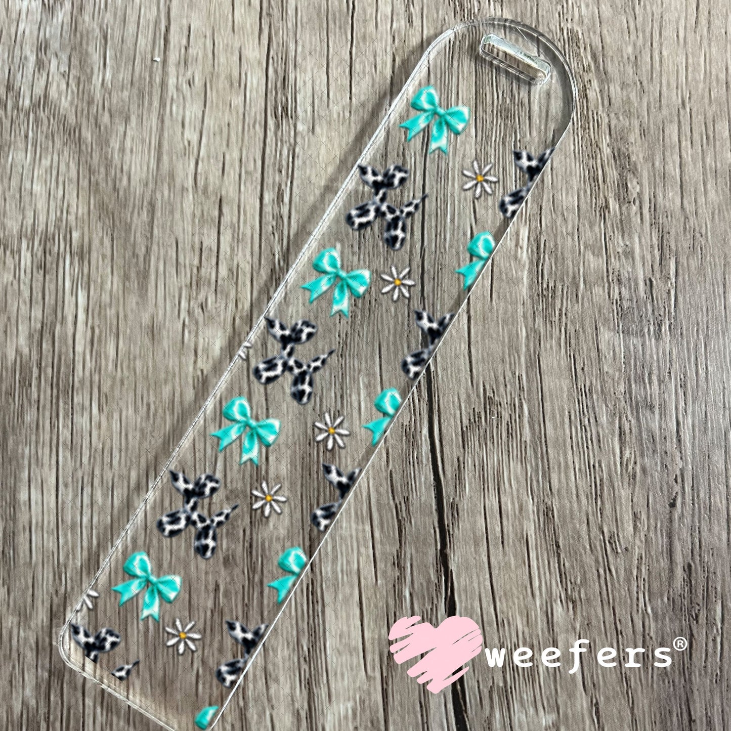 UV DTF Cup Wrap – USA Red White Blue Bows Bookmark Weefers