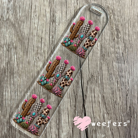 UV DTF Decal - Leopard Cactus Bookmark Weefers