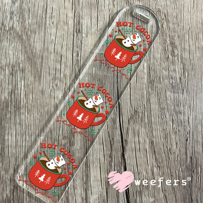 Hot Cocoa Season UV DTF Bookmark Decal