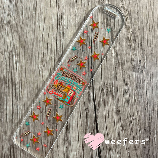 UV DTF Cup Wraps - Raised on Backroads & Gas Station Snacks - Weefers® Exclusive Bookmark Weefers