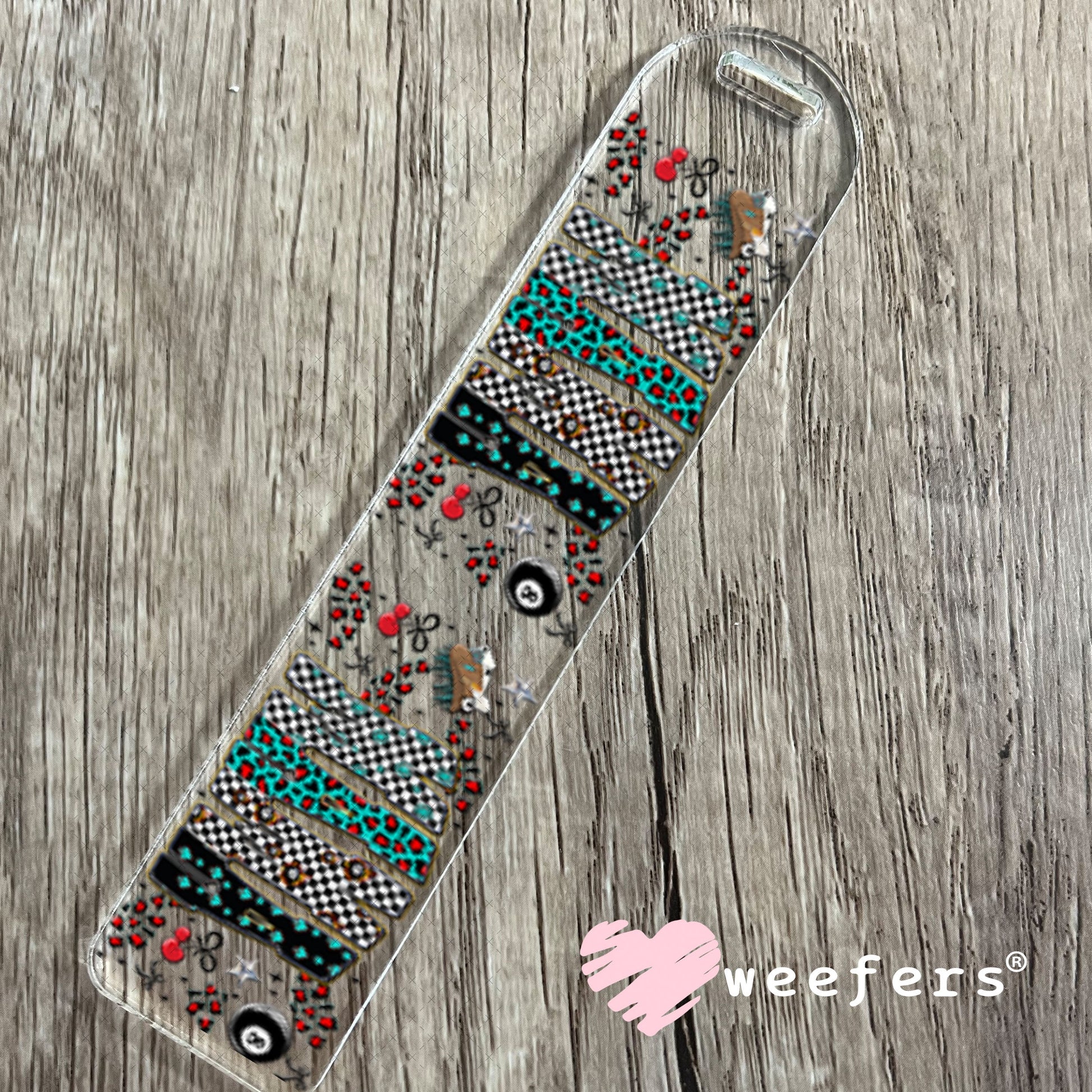 UV DTF Cup Wrap – USA Red White Blue Bows Bookmark Weefers