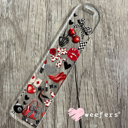 UV DTF Cup Wrap – USA Red White Blue Bows Bookmark Weefers