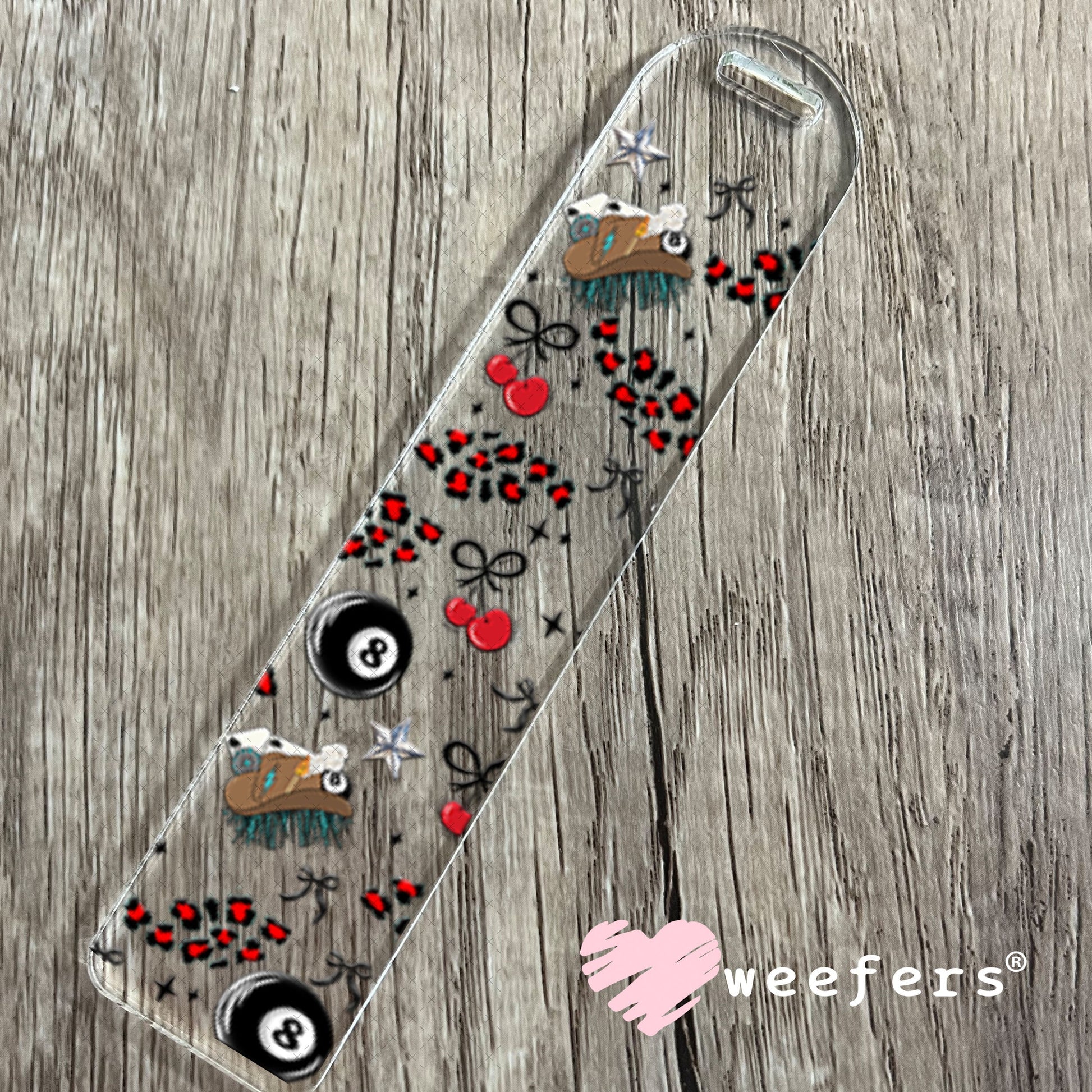 UV DTF Cup Wrap – USA Red White Blue Bows Bookmark Weefers