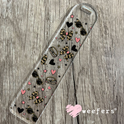 UV DTF Cup Wrap – USA Red White Blue Bows Bookmark Weefers