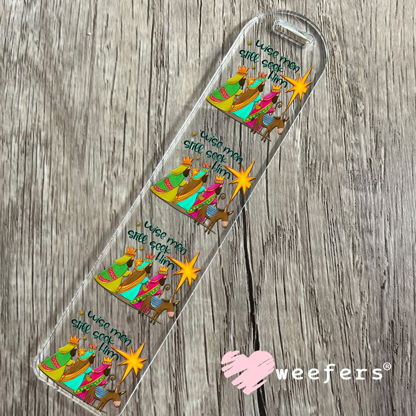 Wise Men Still Seek Him UV DTF Bookmark Decal