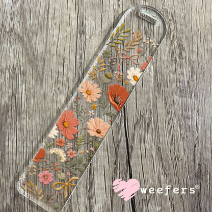 UV DTF Cup Wraps - Fall Flowers Bookmark Weefers