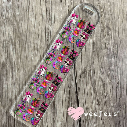 UV DTF Decal - Ghost and Pumpkins Colorful Bookmark Weefers