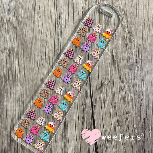UV DTF Decal - Ghost Corn Candy Bookmark Weefers