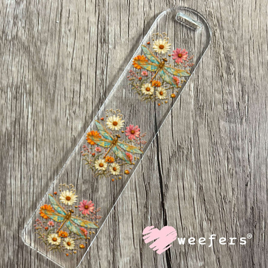 UV DTF Decal - Floral Dragon Fly Bookmark Weefers