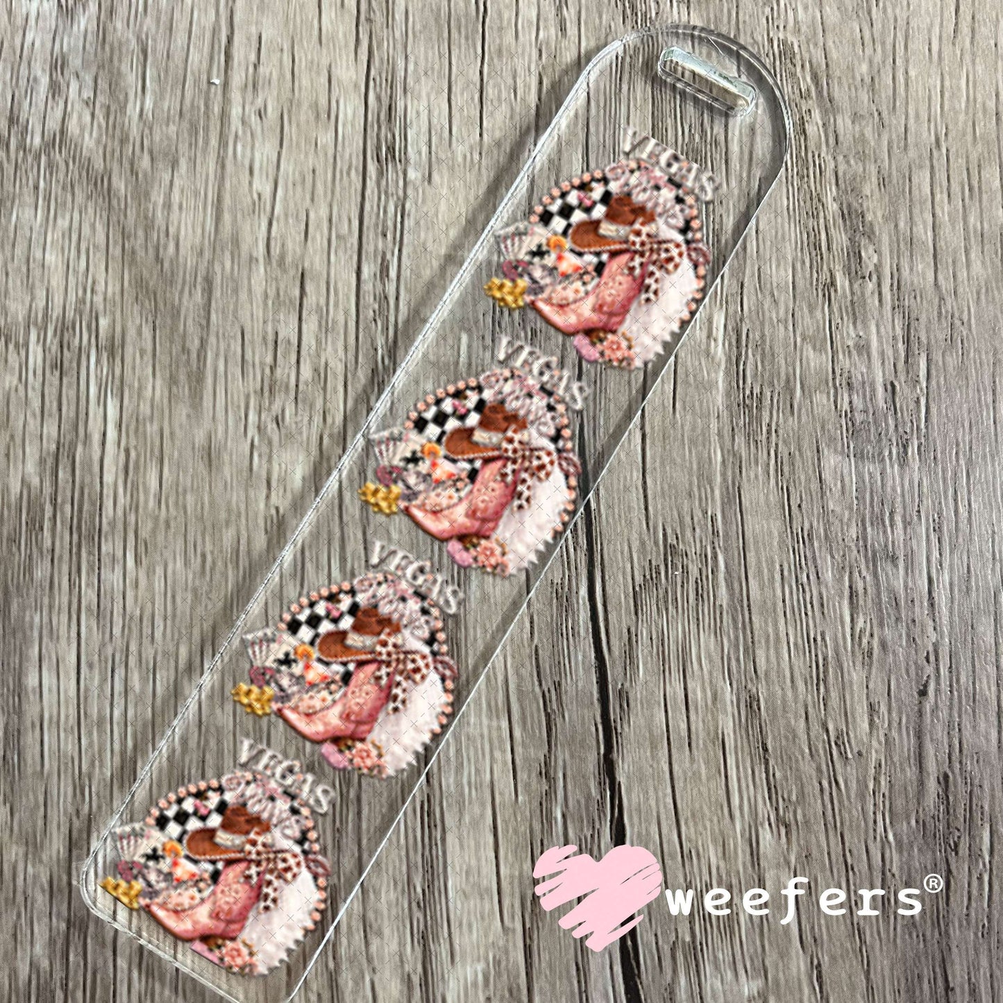 UV DTF Decal - Vegas Vows Bride Bookmark Weefers