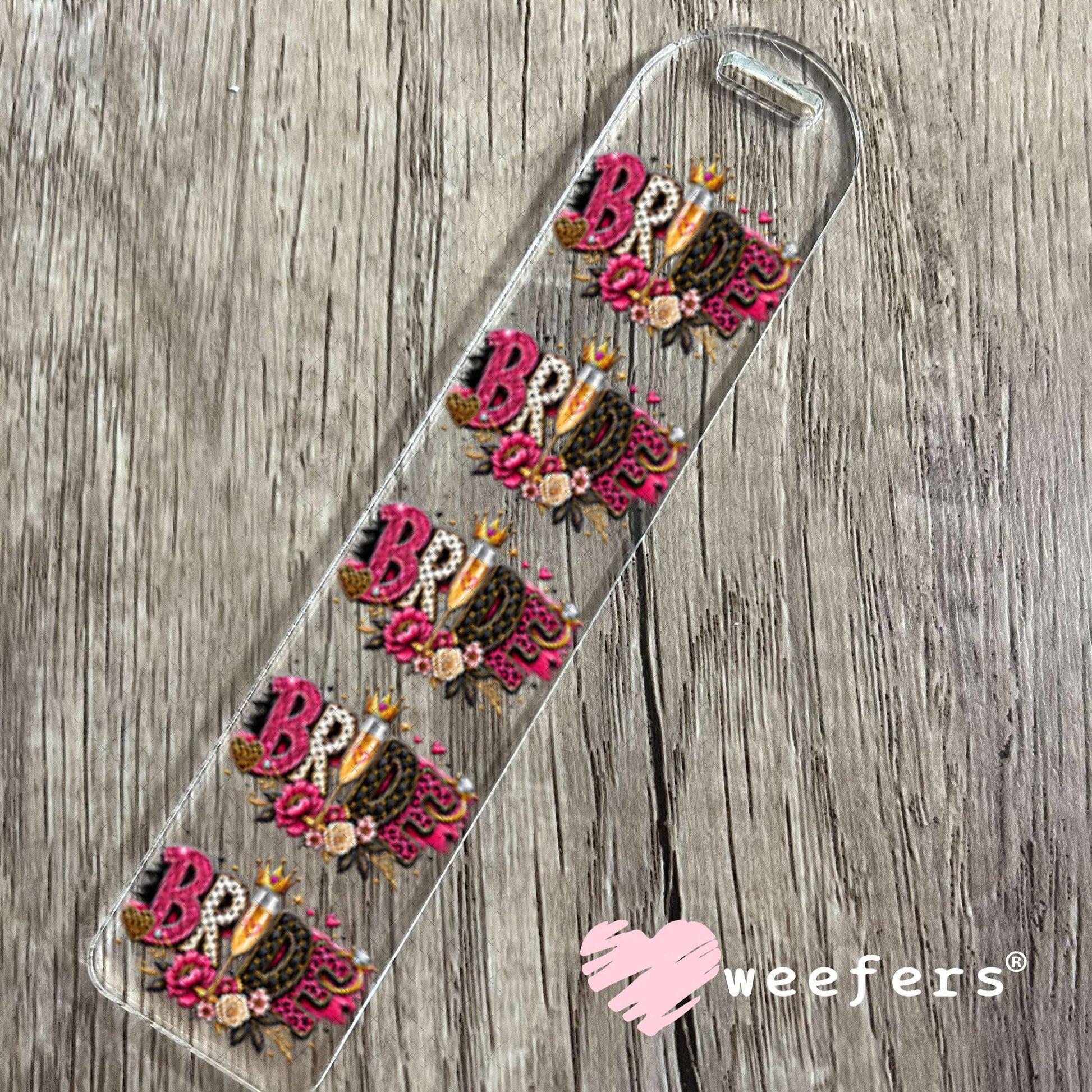 UV DTF Decal - Bride Champagne Bookmark Weefers