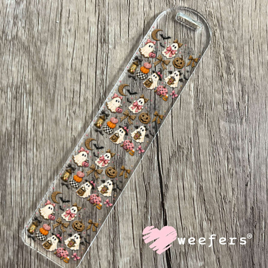 UV DTF Decal - Leopard Ghosts and Pumpkins Bookmark Weefers