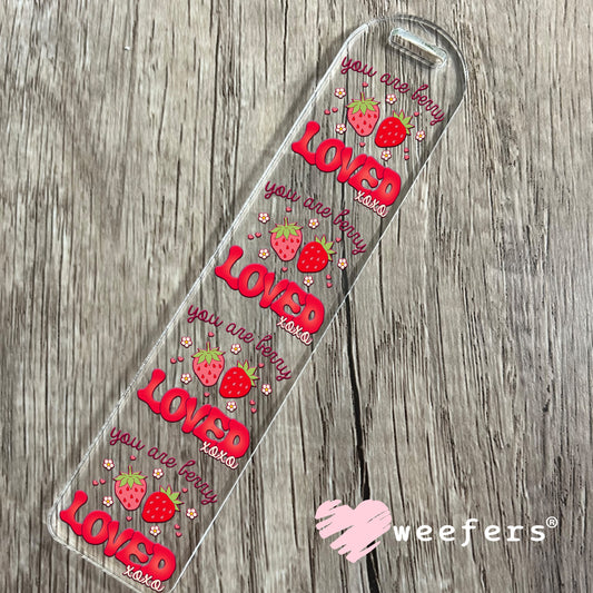 You are Berry Loved UV DTF Bookmark Decal