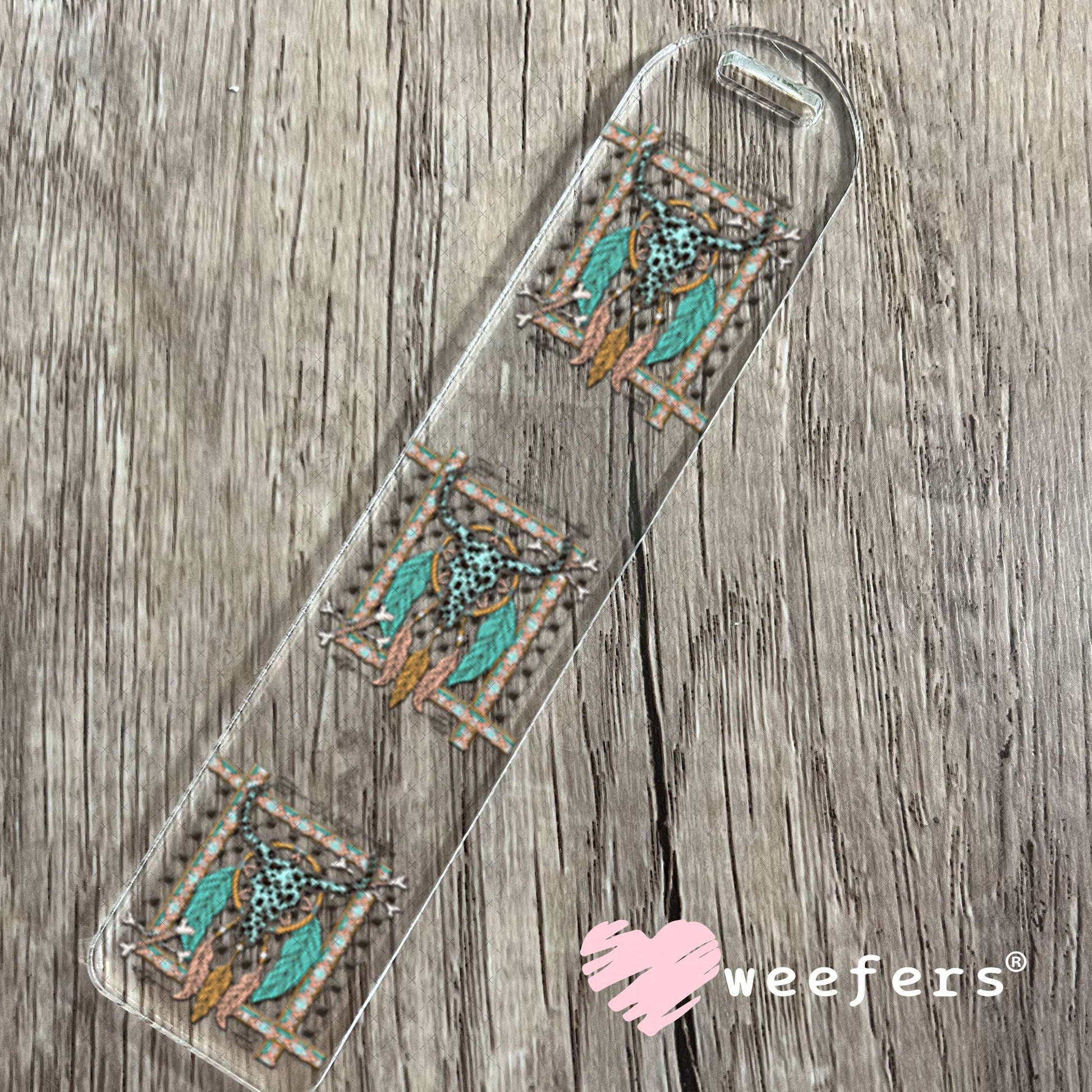 UV DTF Decal - Cow Skull Western Bookmark Weefers