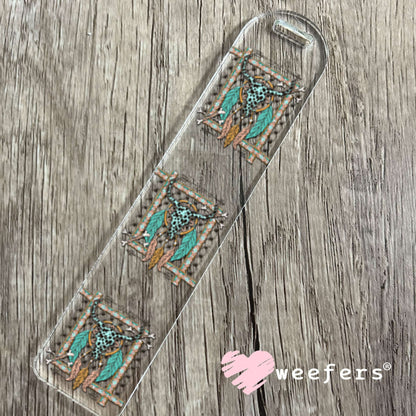 UV DTF Decal - Cow Skull Western Bookmark Weefers