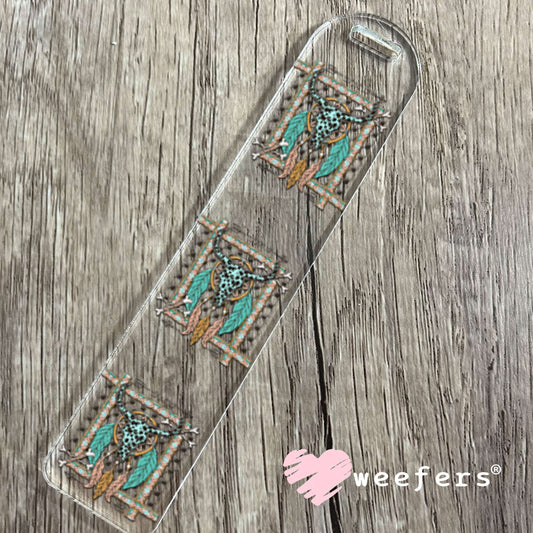 UV DTF Decal - Cow Skull Western Bookmark Weefers