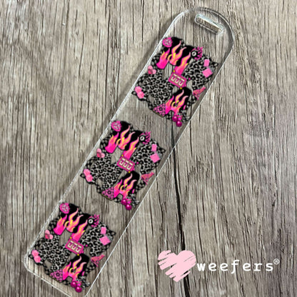UV DTF Decal - Lucky 7's Pink Black Bookmark Weefers