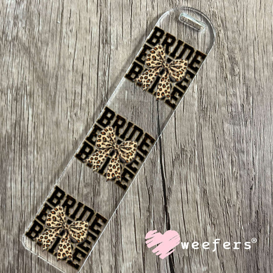 UV DTF Decal - Bride Leopard Bow Bookmark Weefers