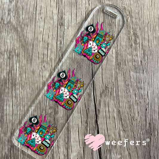 UV DTF Decal - Magenta Western Fire Collage Bookmark Weefers