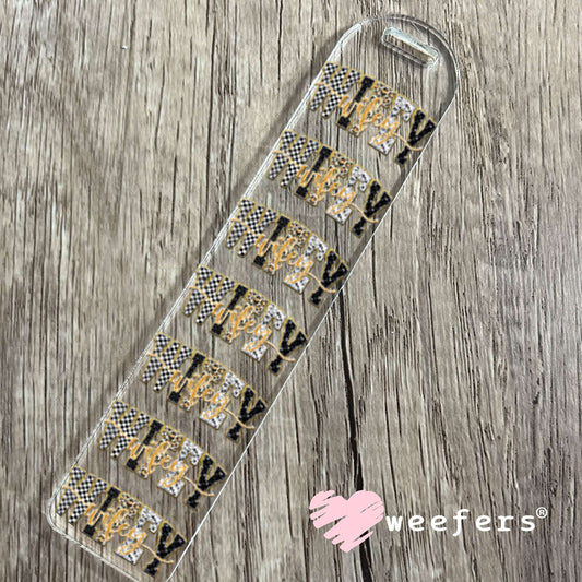 UV DTF Decal - Wifey Leopard Bookmark Weefers