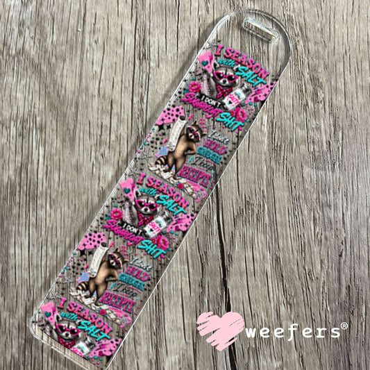 UV DTF Cup Wraps - I Season with Salt- Weefers® Exclusive Bookmark Weefers
