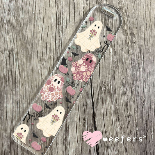 UV DTF Cup Wraps - Floral Mauve Halloween Ghosts Bookmark Weefers
