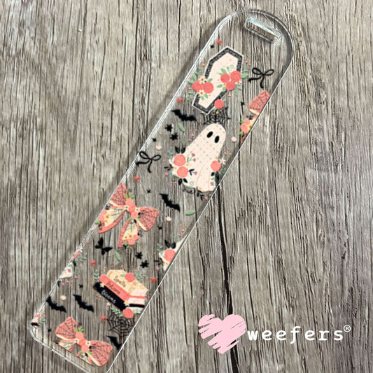 UV DTF Cup Wraps - Coffins and Ghosts Peach Bookmark Weefers