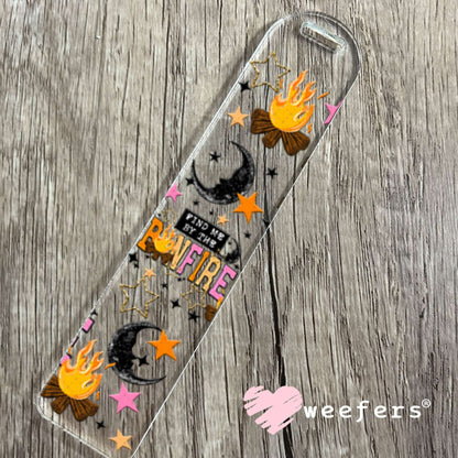 UV DTF Cup Wraps - Find me By the Bonfire Bookmark Weefers