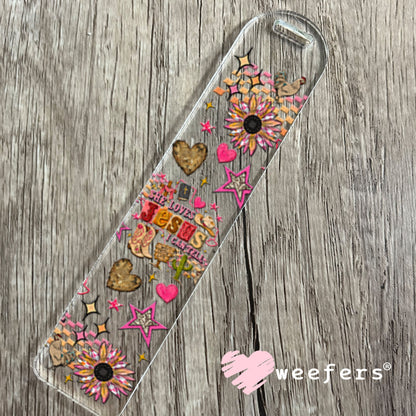 UV DTF Cup Wrap – USA Red White Blue Bows Bookmark Weefers