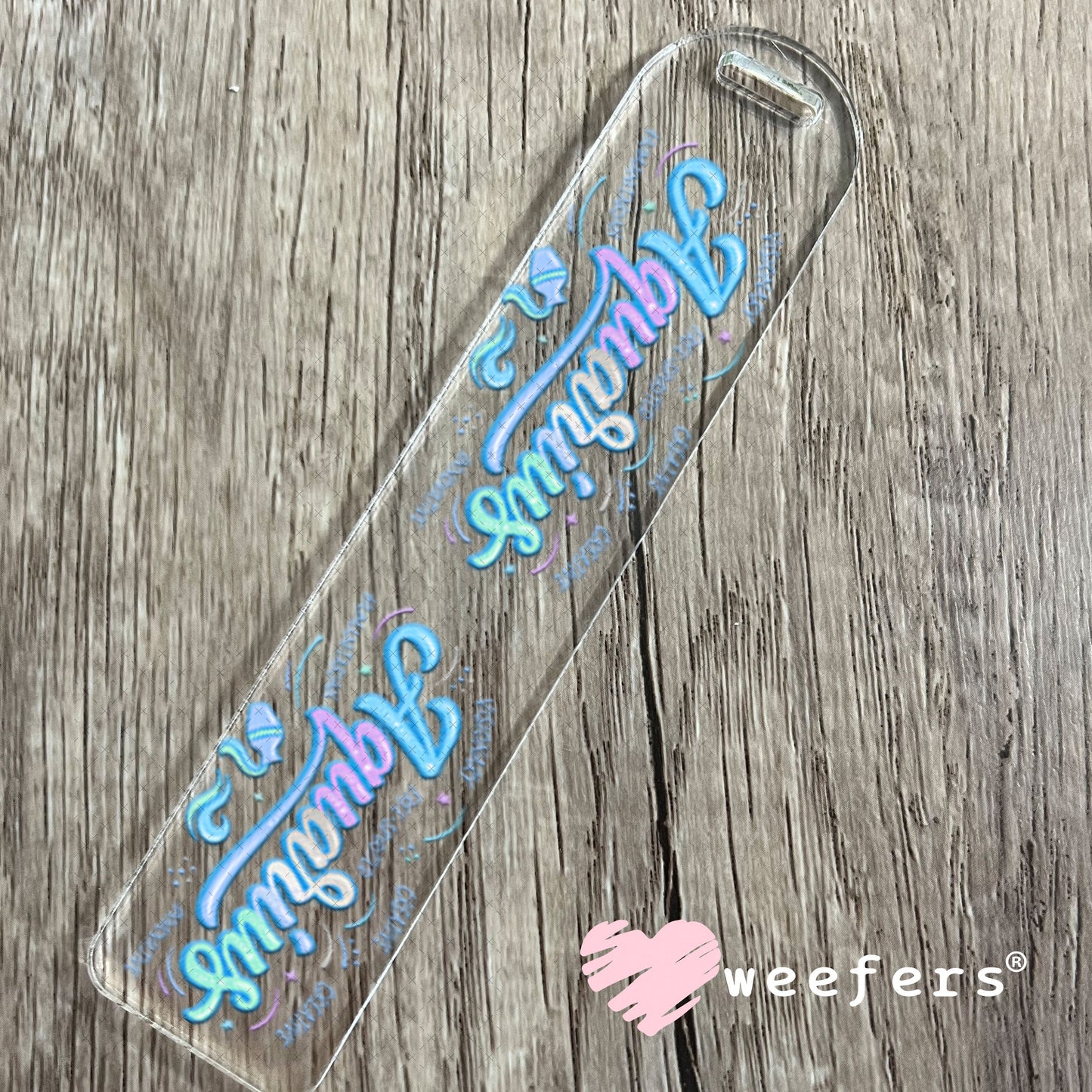 UV DTF Cup Wraps - Aquarius Zodiac Sign Bookmark Weefers
