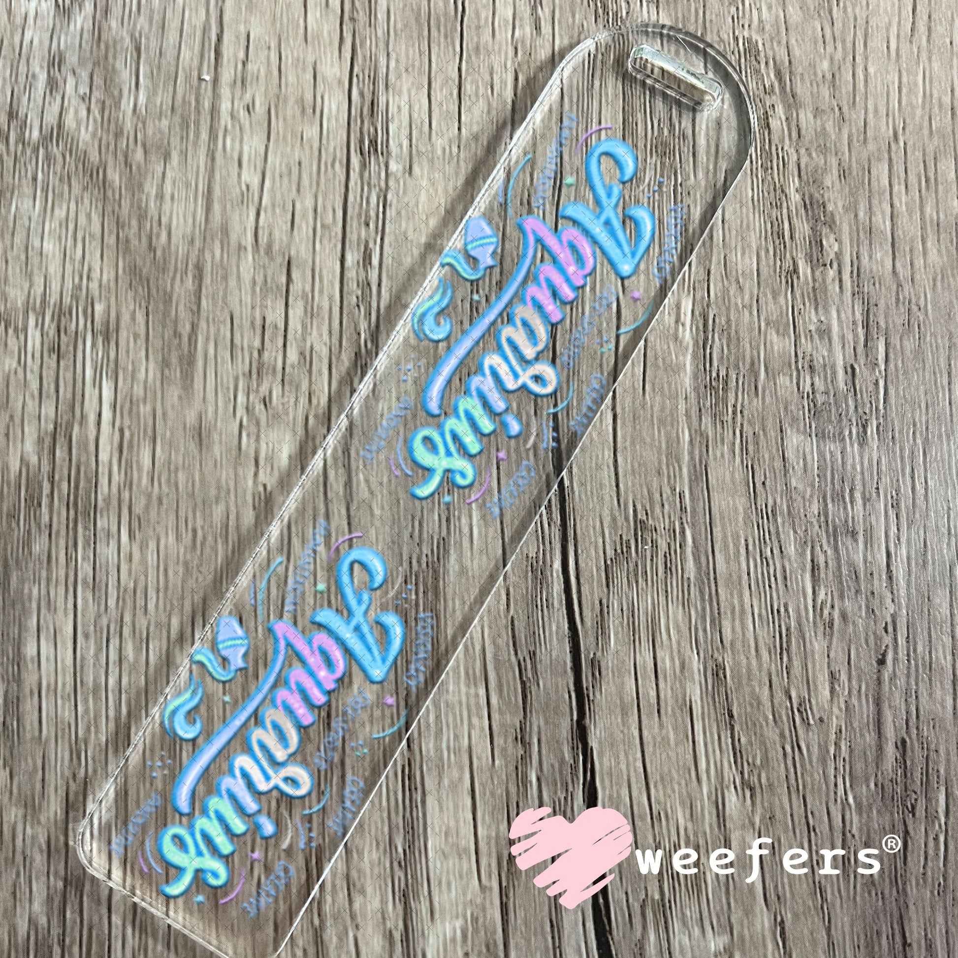UV DTF Cup Wraps - Aquarius Zodiac Sign Bookmark Weefers