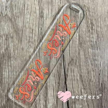 UV DTF Cup Wraps - Aries Zodiac Sign Bookmark Weefers