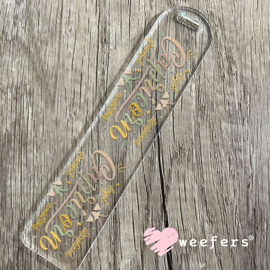 UV DTF Cup Wraps - Capricorn Zodiac Sign Bookmark Weefers