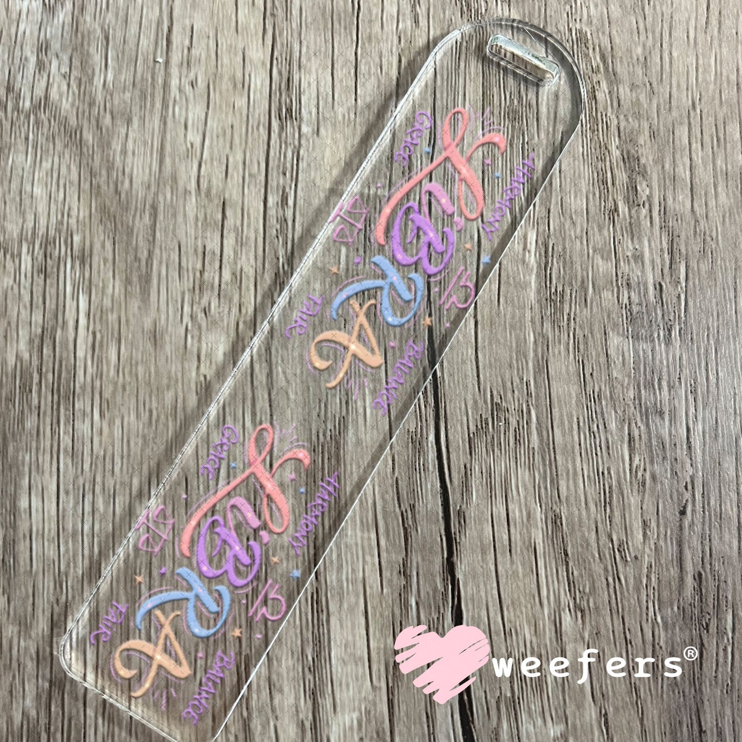 UV DTF Cup Wraps - Libra Zodiac Sign Bookmark Weefers
